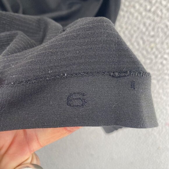 Lululemon Swiftly Tech T-Back Black Top Womens 6 Stretch Running Silverescent - Picture 7 of 11